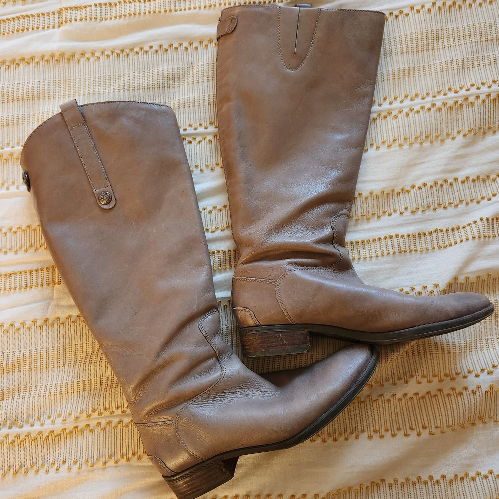Sam Edelman Penny2 riding boots, grey, 9.5